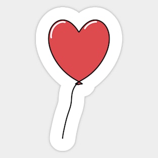 Love Balloon t-shirt Sticker